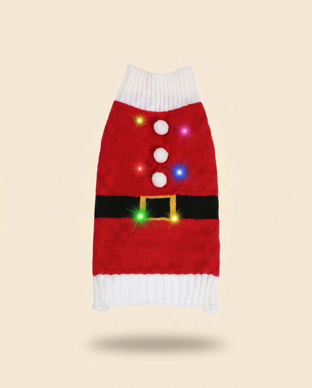 Santa suit LED dog sweater
